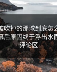 独行侠被吹掉的那球到底怎么算？看傻了，幕后原因终于浮出水面，开云评论区