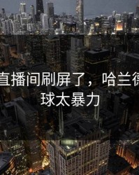 IM电竞直播间刷屏了，哈兰德这记头球太暴力