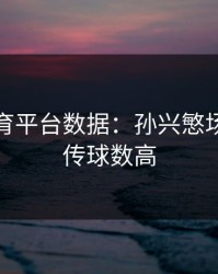 开云体育平台数据：孙兴慜场均关键传球数高