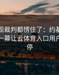 英超出现裁判都愣住了：约基奇和曼联的这一幕让云体育入口用户议论不停